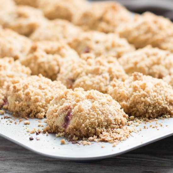 Blueberry Streusel Mini Muffins