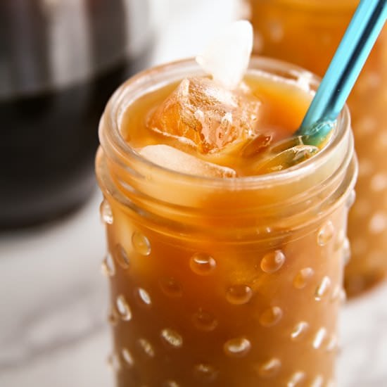 Salted Caramel Cold Brew Coffee