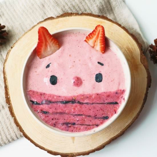PIGLET VEGAN SMOOTHIE BOWL RECIPE