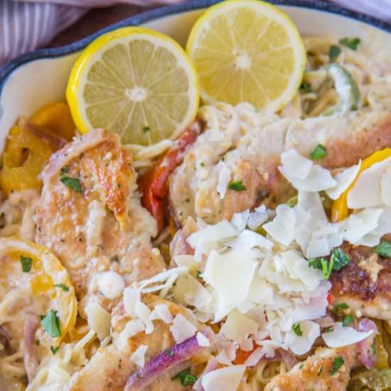 Olive Garden Chicken Scampi Pasta