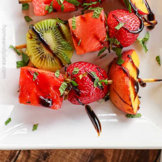 Grilled Fruit Kabobs