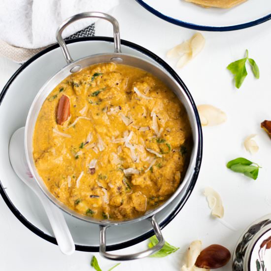 Jackfruit seed methi curry