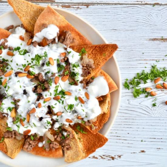 Toasted Pita Nachos