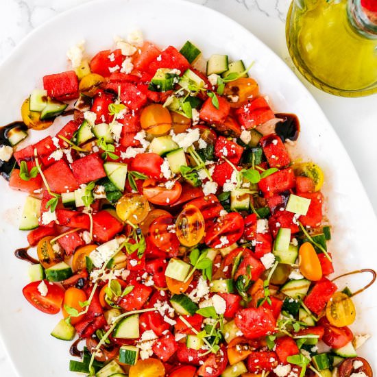 Easy Watermelon Summer Salad