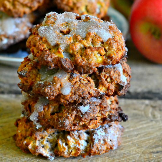 Apple chai masala oat cookies