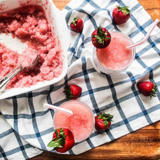 Red Black and Rose Wine Slushie