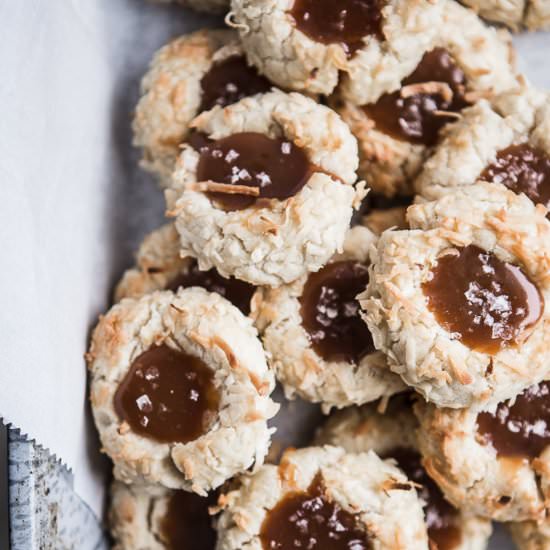 Coconut Thumbprint Cookies