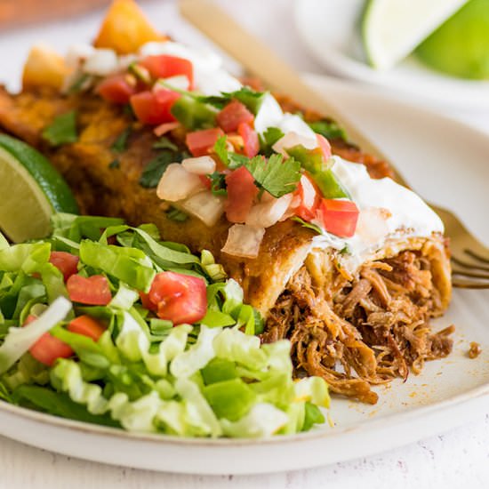 Carnitas Enchiladas