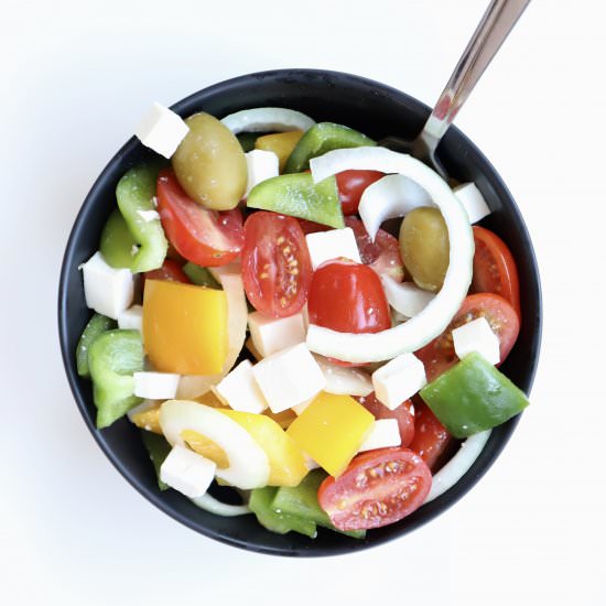 Super Simple Greek Salad