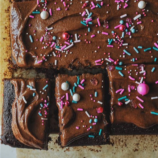 Best Vegan Chocolate Sheet Cake