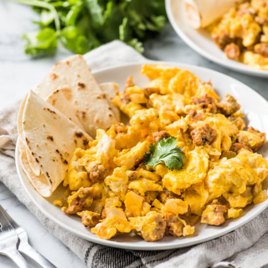 Chorizo and Eggs