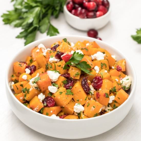 Roasted butternut squash