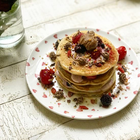Fluffy Spelt Pancakes