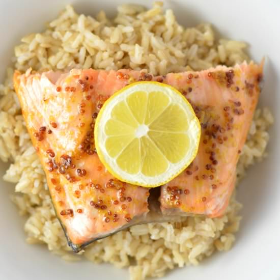 Honey Dijon Mustard Salmon