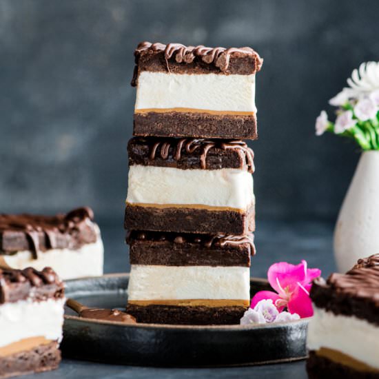 Brownie Ice Cream Sandwiches