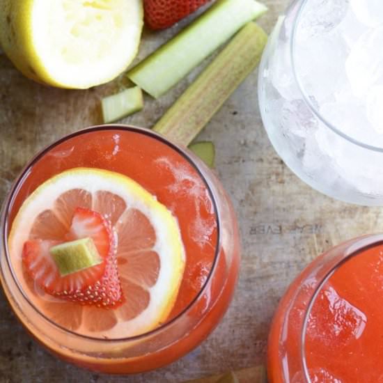 Strawberry Rhubarb Lemonade