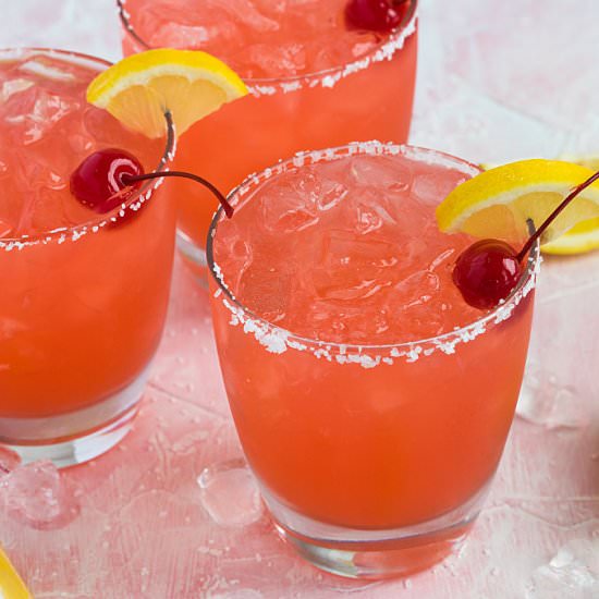 cherry lemonade margaritas