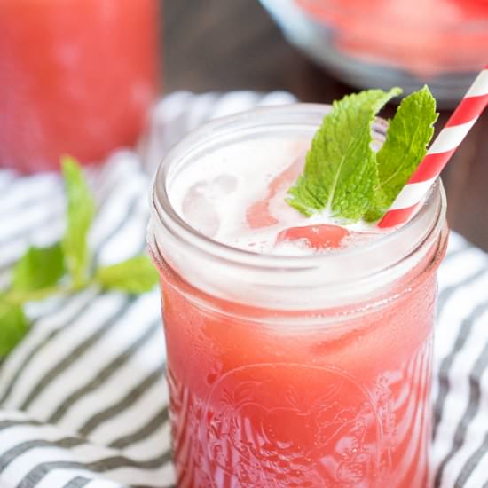Watermelon Cucumber Mint Juice