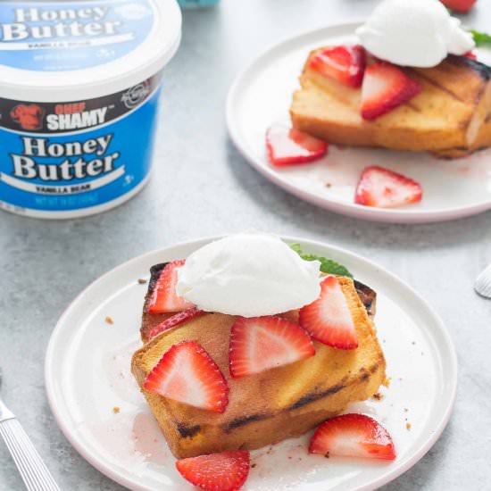 Grilled Strawberry Shortcake