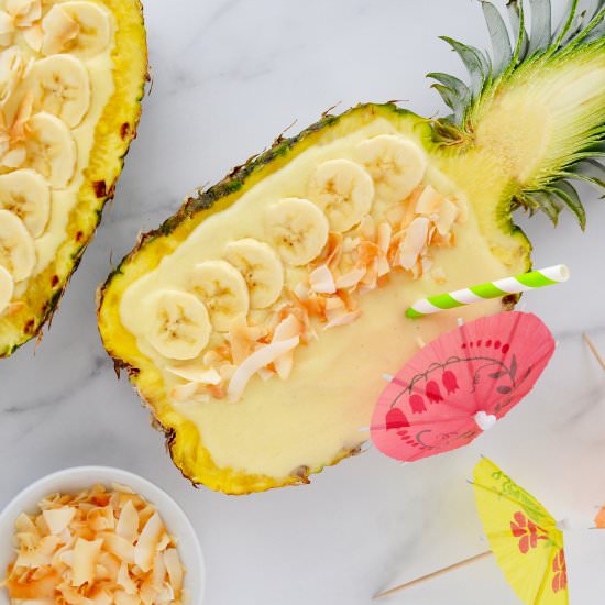 Creamy Coconut Pineapple Smoothies