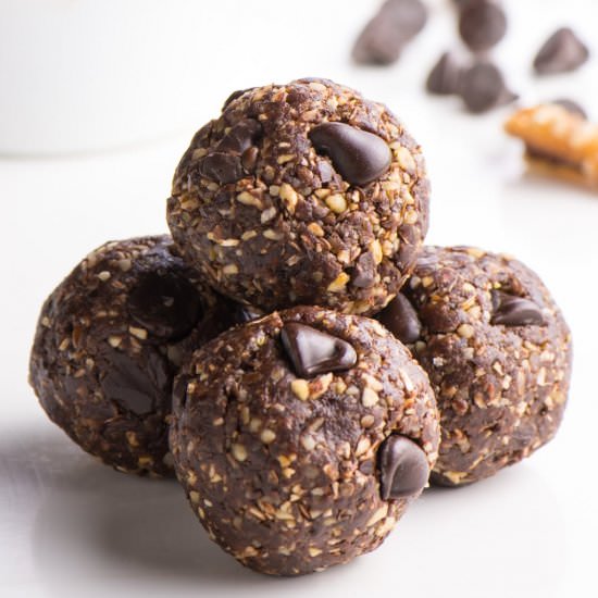 Chocolate No Bake Energy Balls