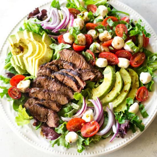 Caprese Steak Salad