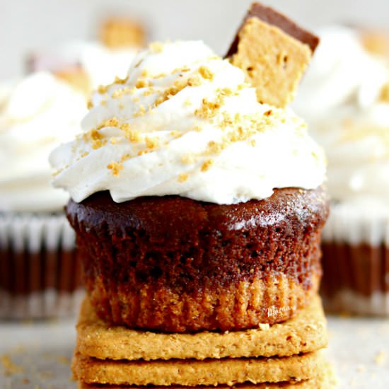 Gluten-Free S’mores Cupcake