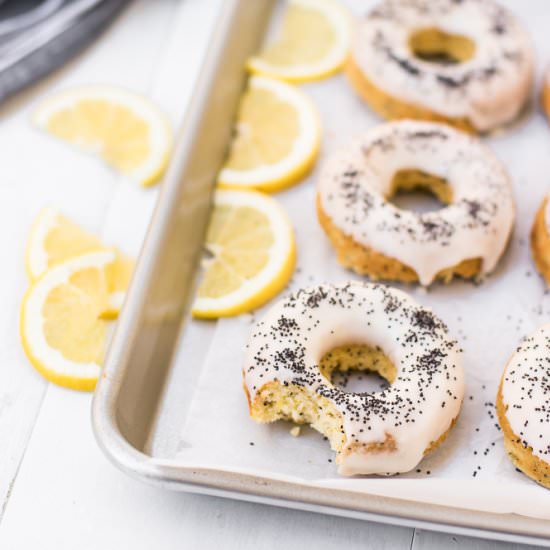 Lemon Poppy Seed Donuts