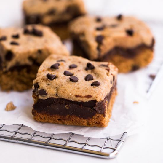 Heathy Cookie Dough Bars