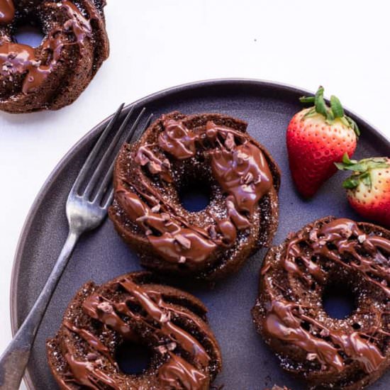 Mini Chocolate Bundt Cakes