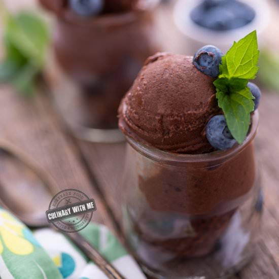 Ice Cream with Avocado & Coffee