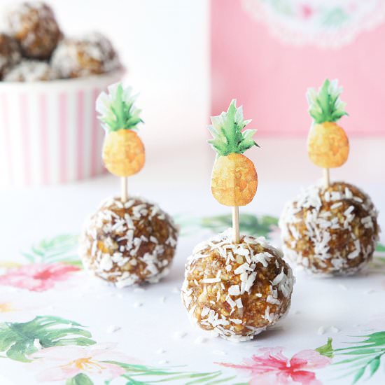 Pina Colada Energy Bites