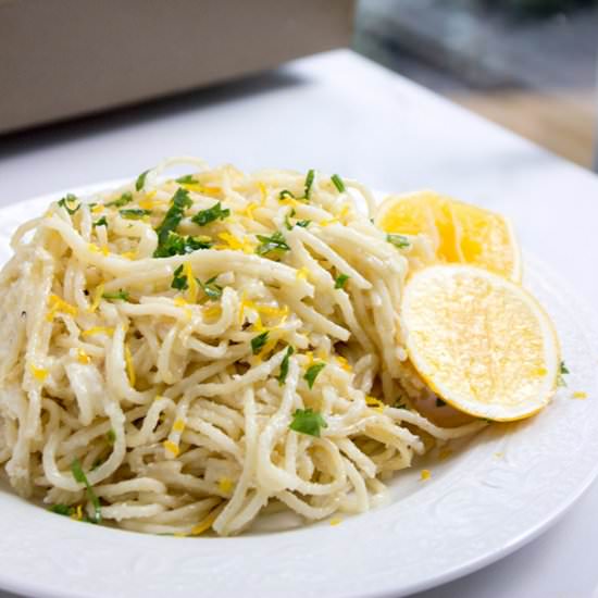 Creamy Parmesan Lemon Baked Pasta