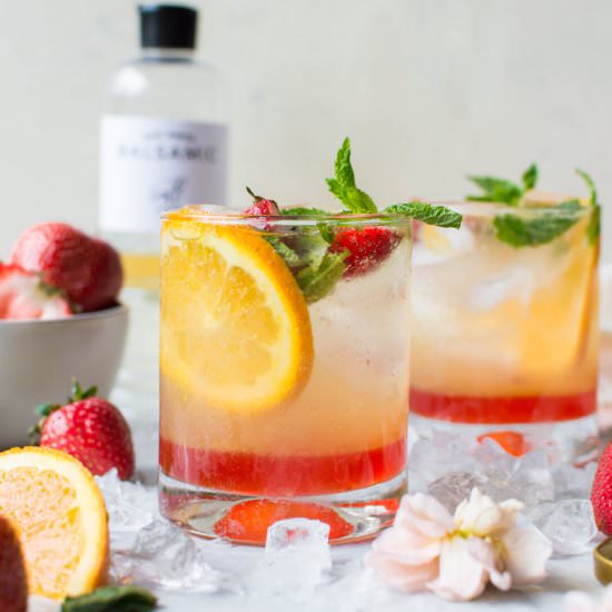 Strawberry Mint Shrub