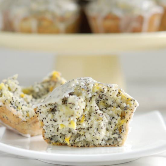 Squash Lemon Poppy Seed Muffins