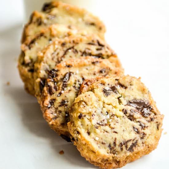 Salted Chocolate Chunk Shortbread