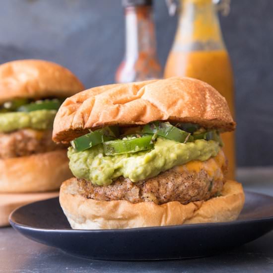 Turkey-Chorizo Burger