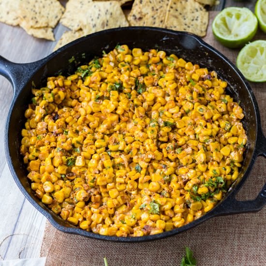 Skinny Chipotle Street Corn Dip