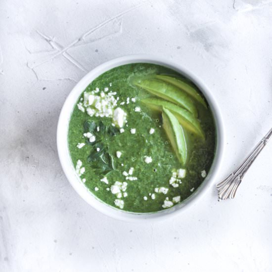 Detox Asparagus Spinach Soup