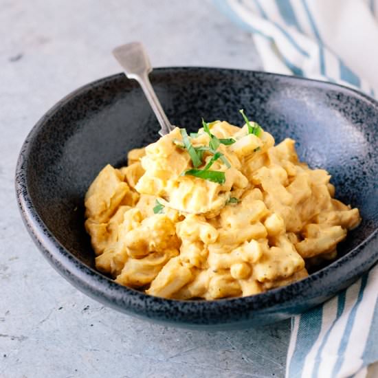 Vegan Sweet Potato Mac ’n Cheese