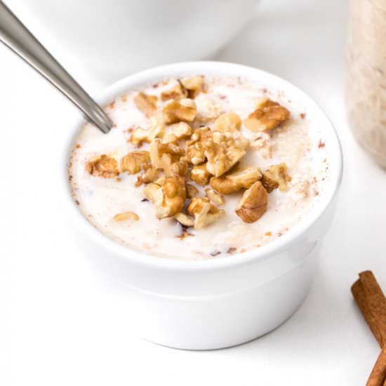 Apple pie overnight oats