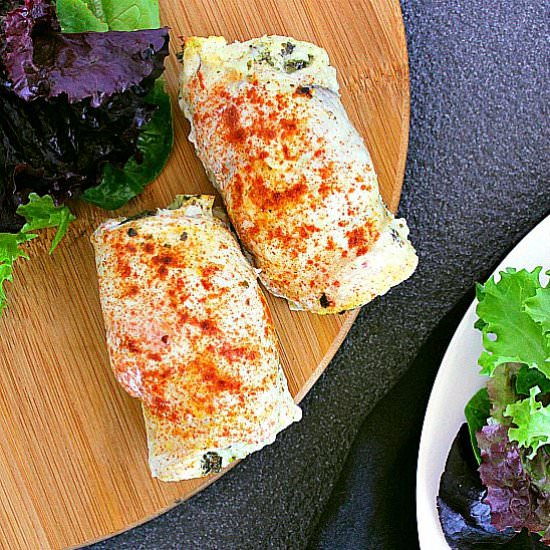 Chicken Pesto Rollup