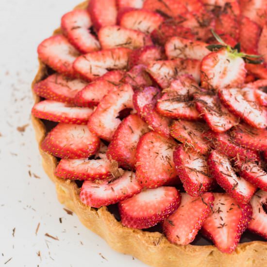 Strawberry Chocolate Tart
