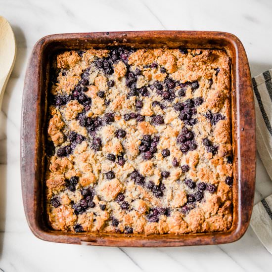 Blueberry Bread Pudding