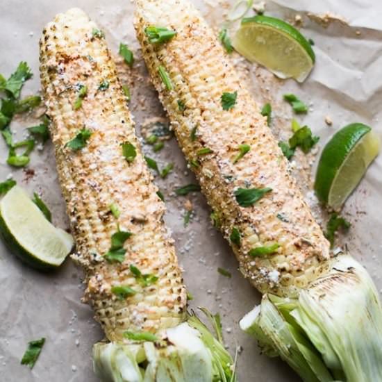 Grilled Mexican Street Corn
