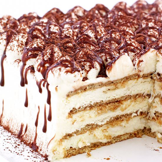 S’mores Tiramisu Cake