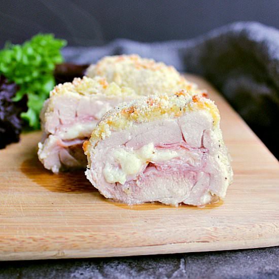 Low Carb Chicken Cordon Bleu Thighs