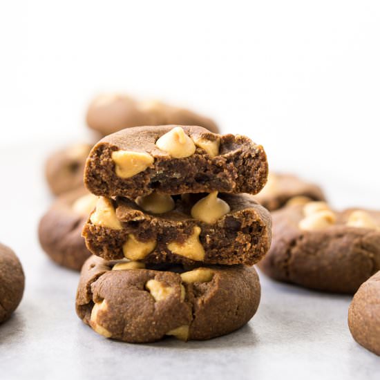 Chocolate Peanut Butter Cookies