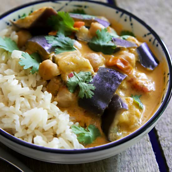 Creamy Eggplant Curry