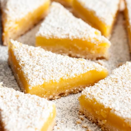Lemon Bars with Shortbread Crust